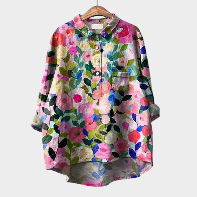 Lovina | Premium Blouse with Lace Detailing