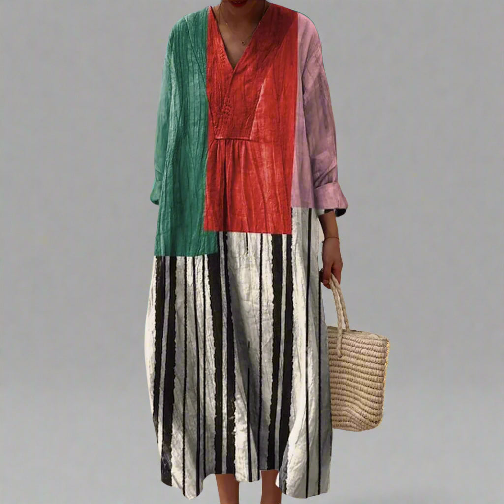 Anita | Elegant Geometric Dress