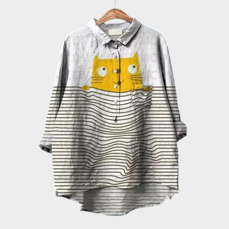 Christina | Premium Blouse with Floral Pattern
