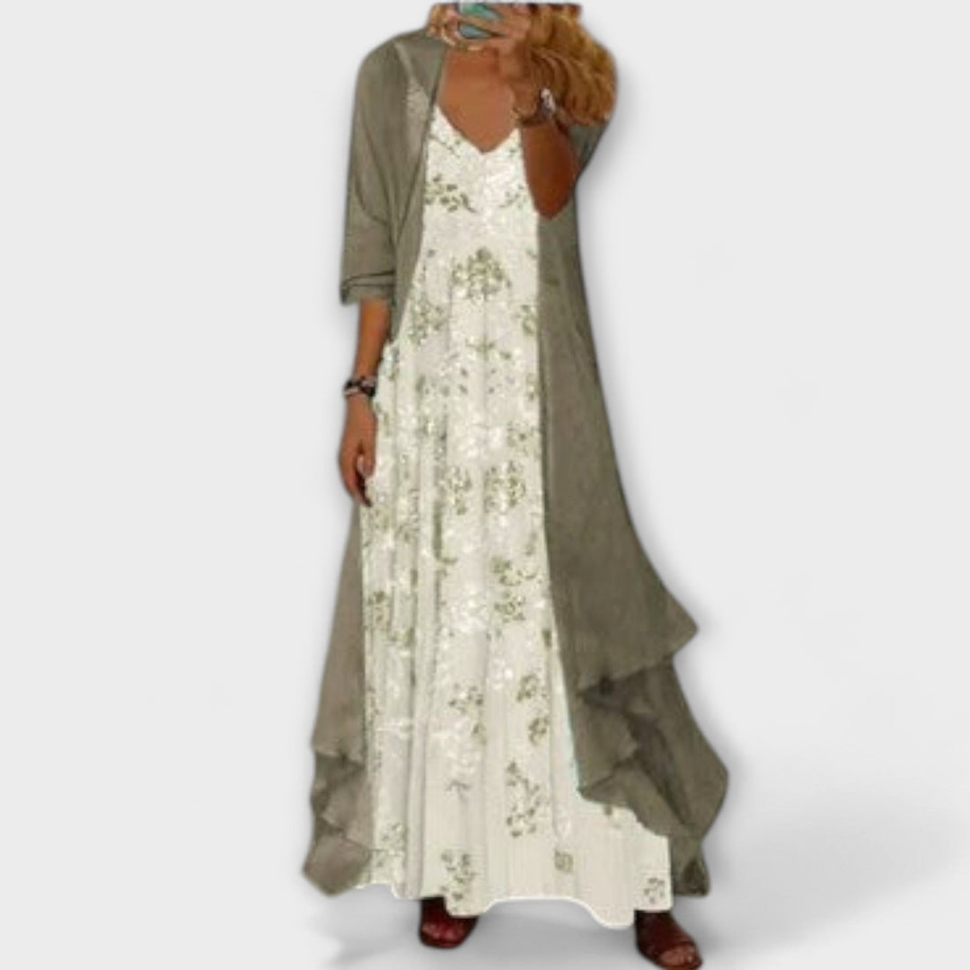 Mila - Elegant Green Dress