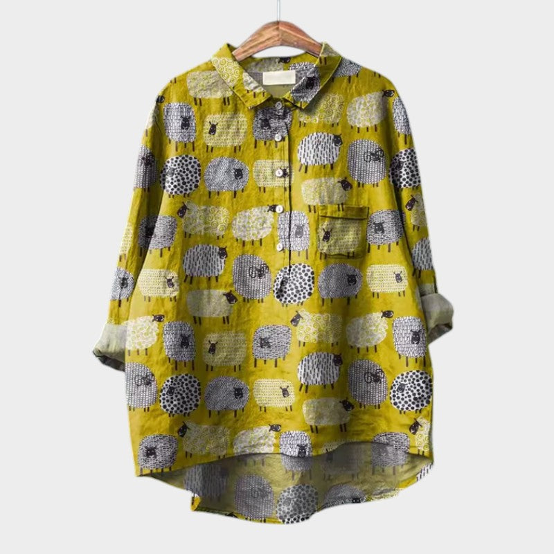 Gunna | Premium Blouse with Lace Detailing