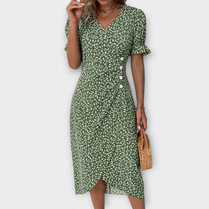 Berline - Elegant Women's Floral Dress