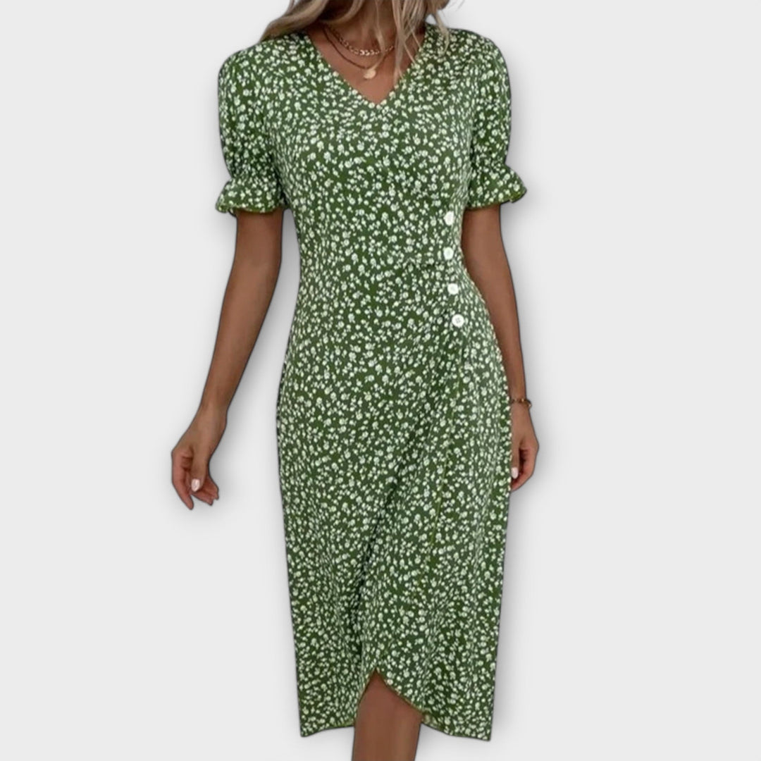 Berline - Elegant Women's Floral Dress