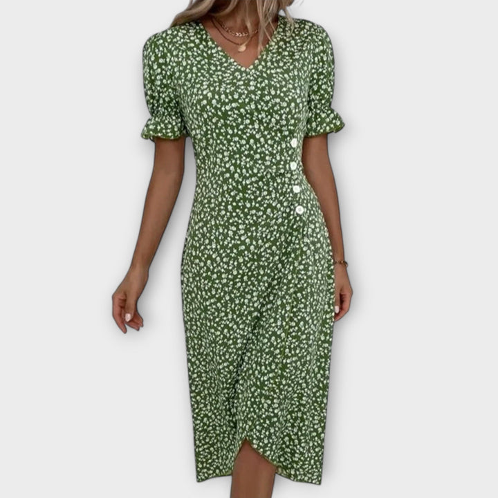 Berline - Elegant Women's Floral Dress