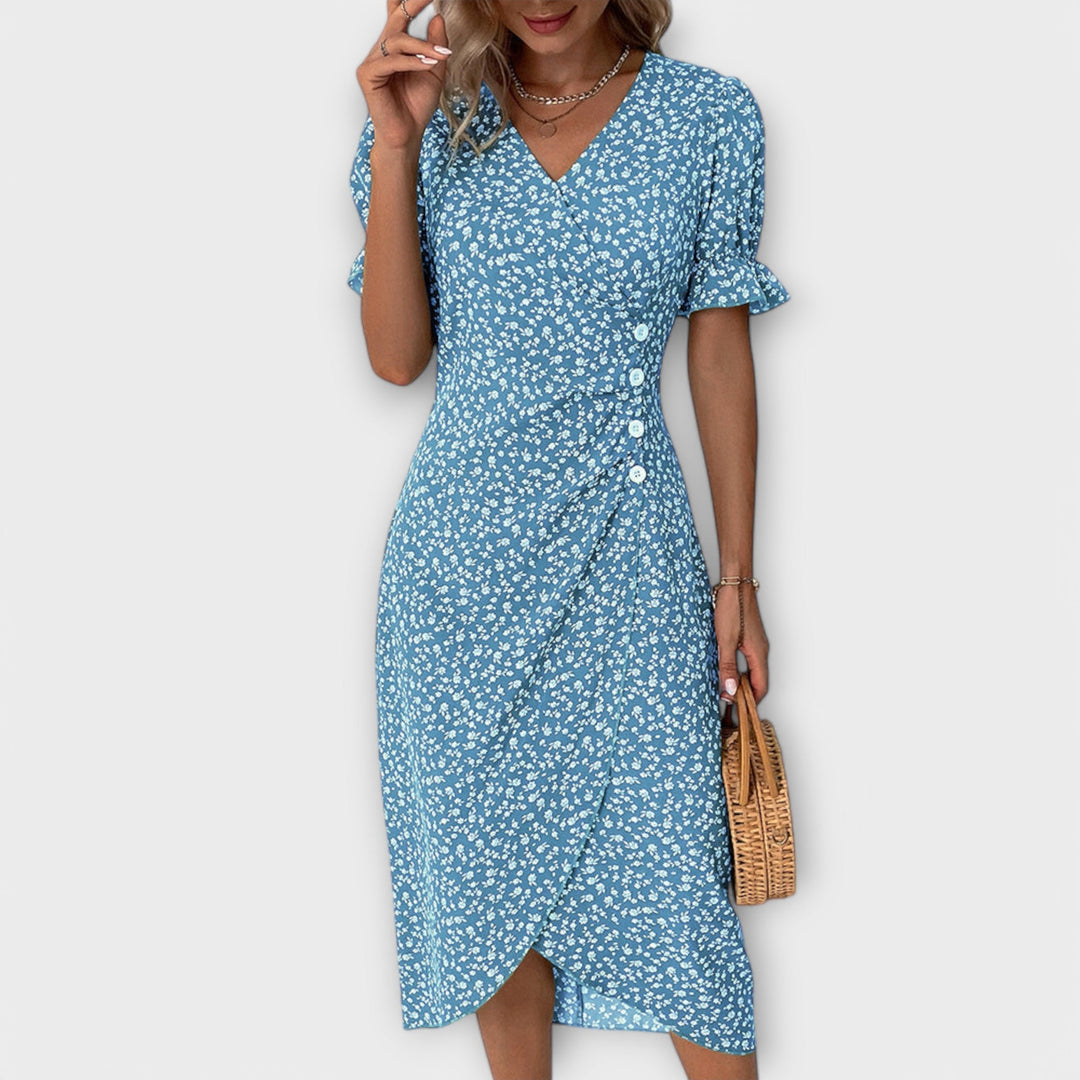 Berline - Elegant Women's Floral Dress