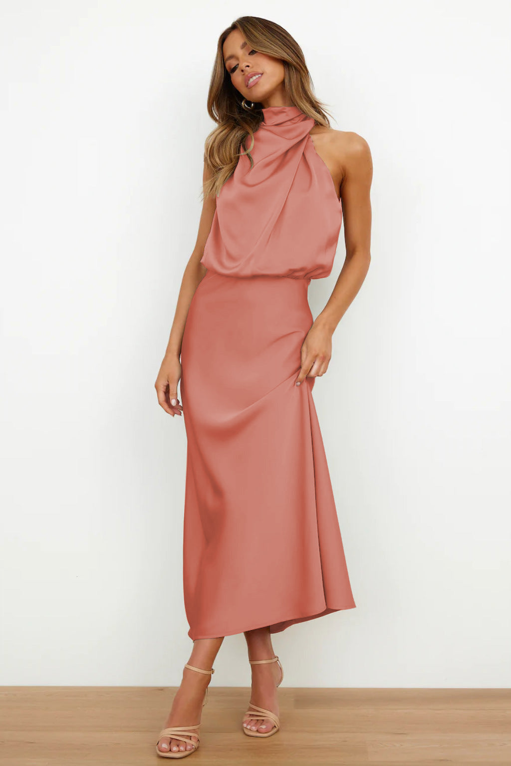 Benthe™ | Midi Dress with Off-Shoulder Design