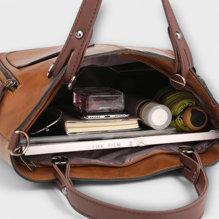 Léora. - Elegant Leather Bag
