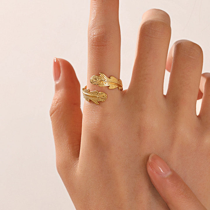 Coral Ring | 18K Gold