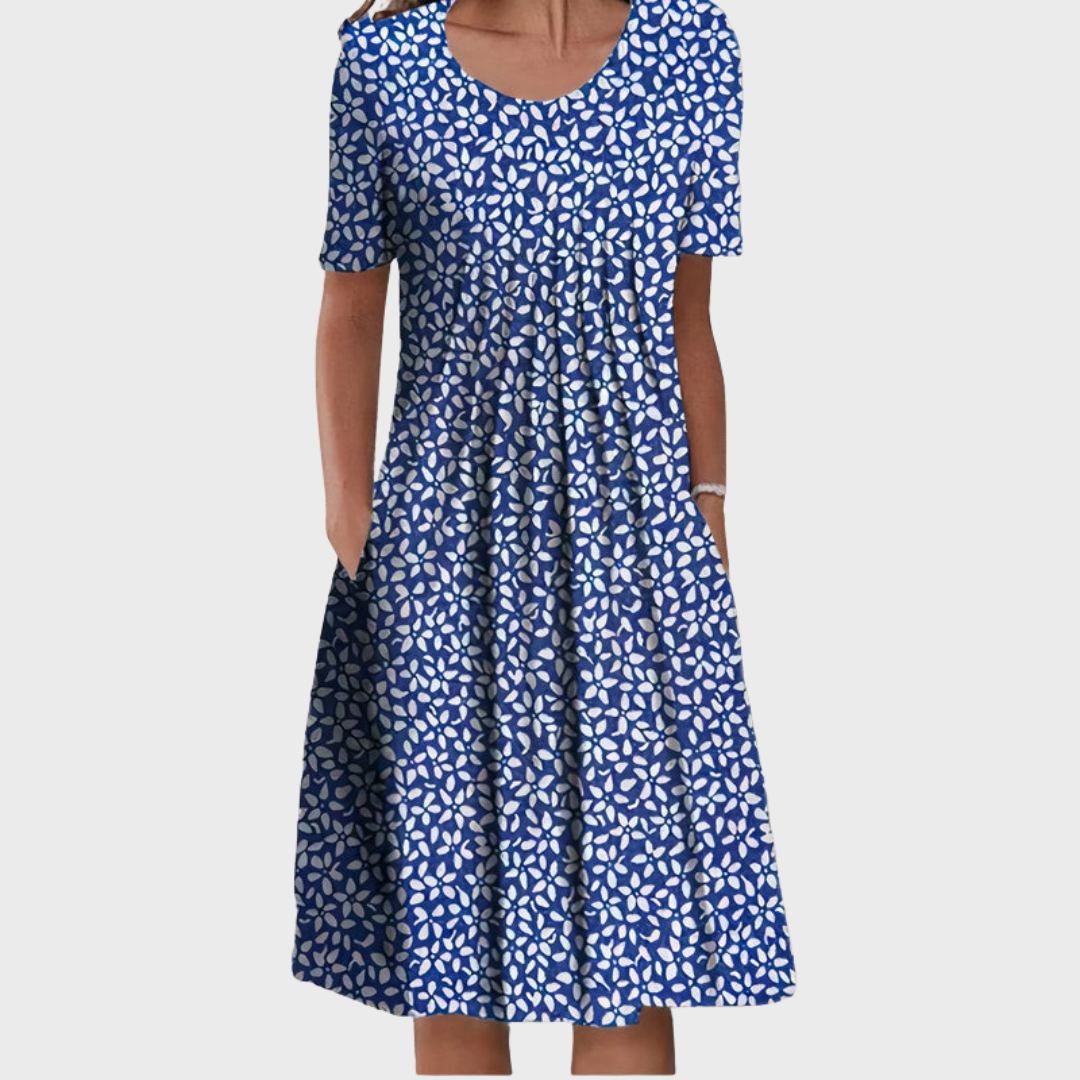 Nicolina – Summer Dress with Floral Print