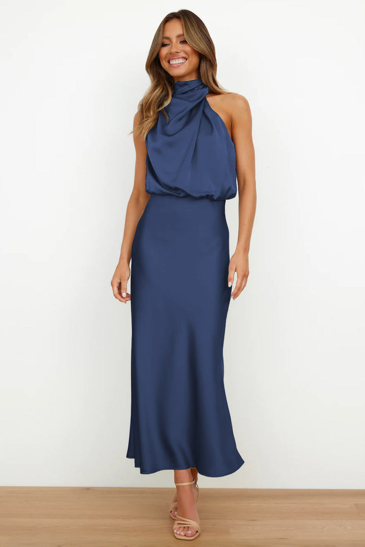 Benthe™ | Midi Dress with Off-Shoulder Design