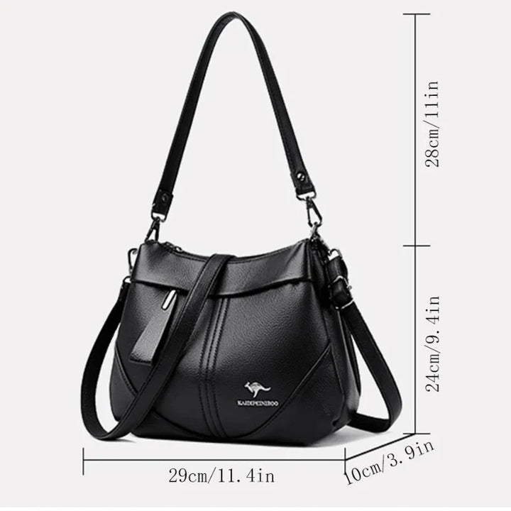 Audrey™ | Messenger in soft leather