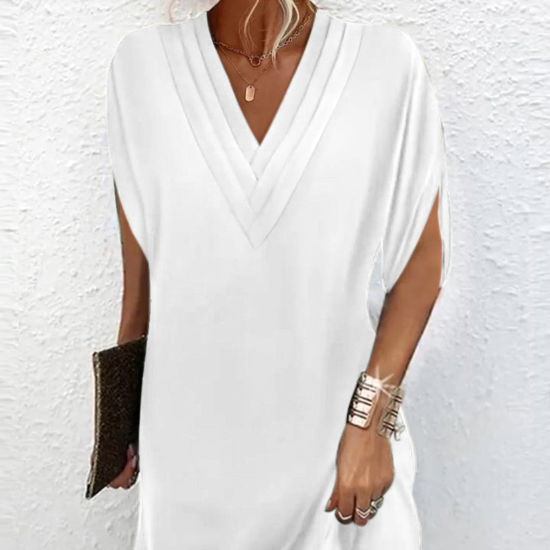 Anemoon™ | Elegant Dress with V-Neck