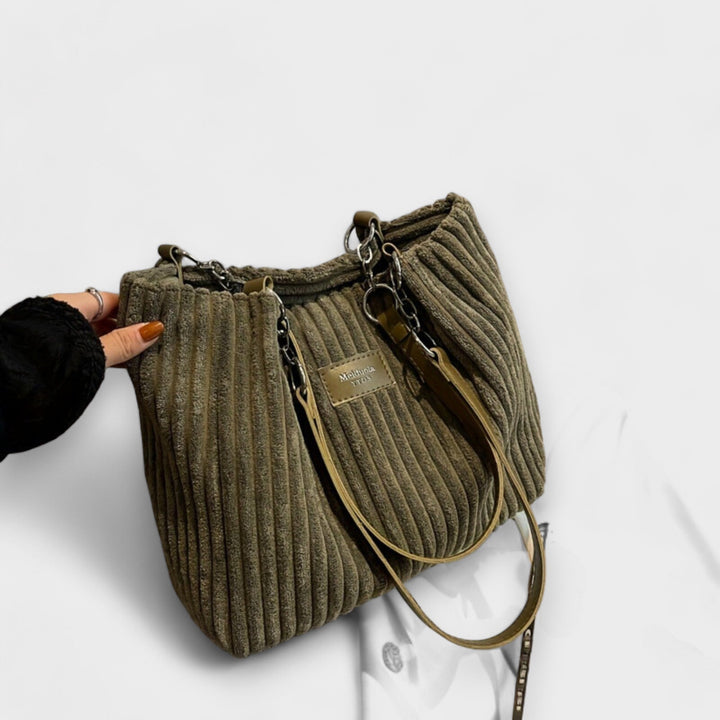 Léora. - Soft Cord Shoulder Bag
