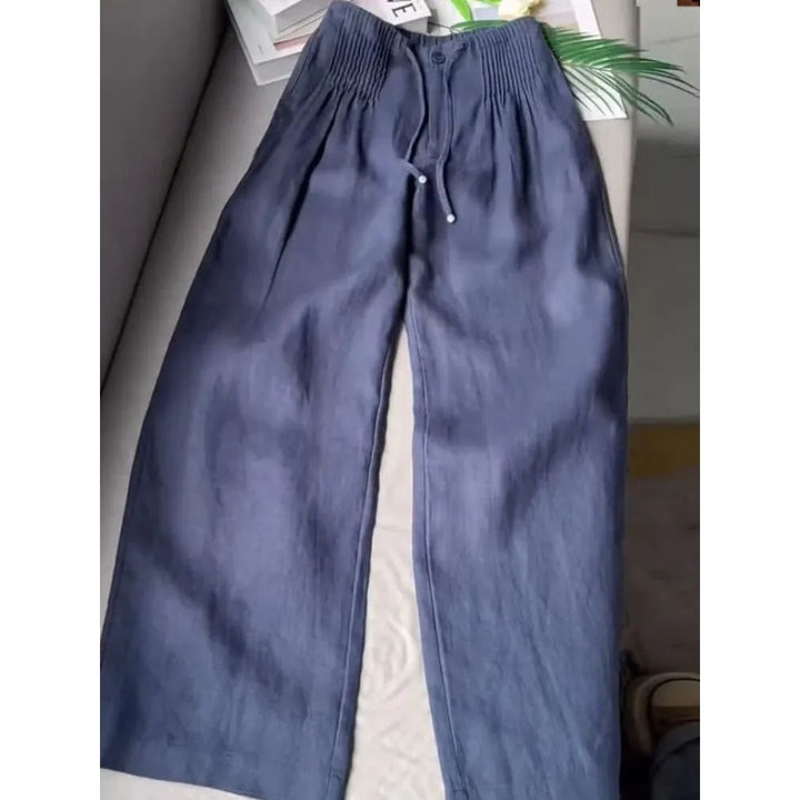 Joan - Wide Leg Trousers with Pleats