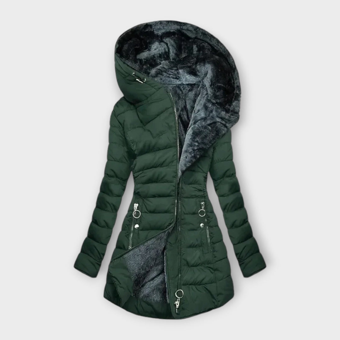 Kori - Cozy Faux Fur Lined Coat