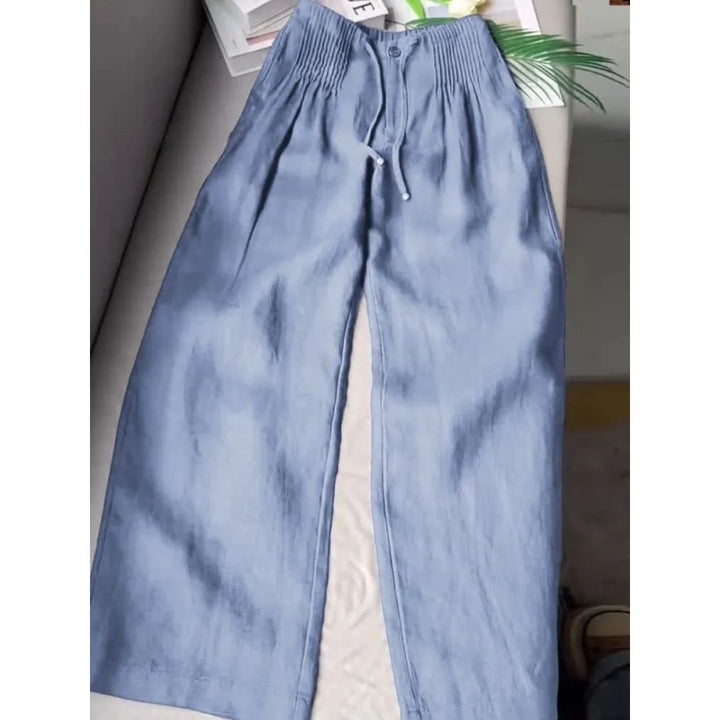 Joan - Wide Leg Trousers with Pleats