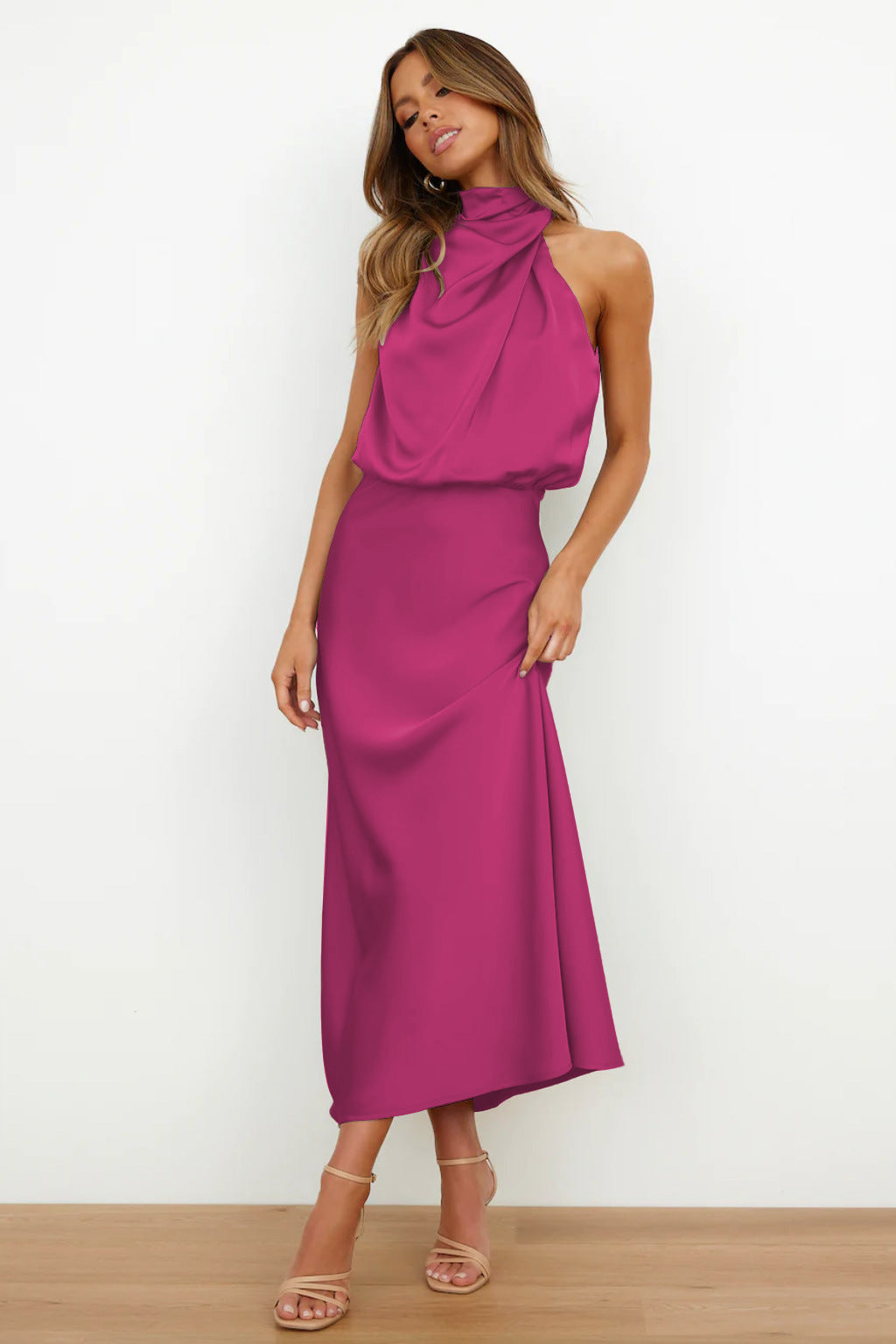 Benthe™ | Midi Dress with Off-Shoulder Design