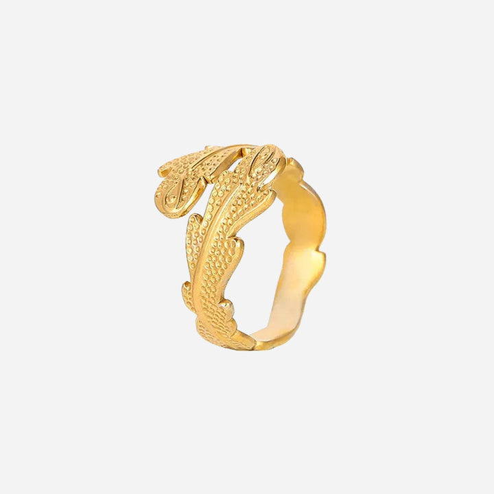 Coral Ring | 18K Gold