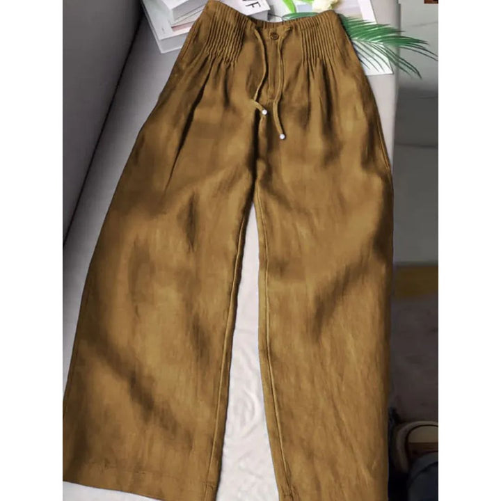 Joan - Wide Leg Trousers with Pleats