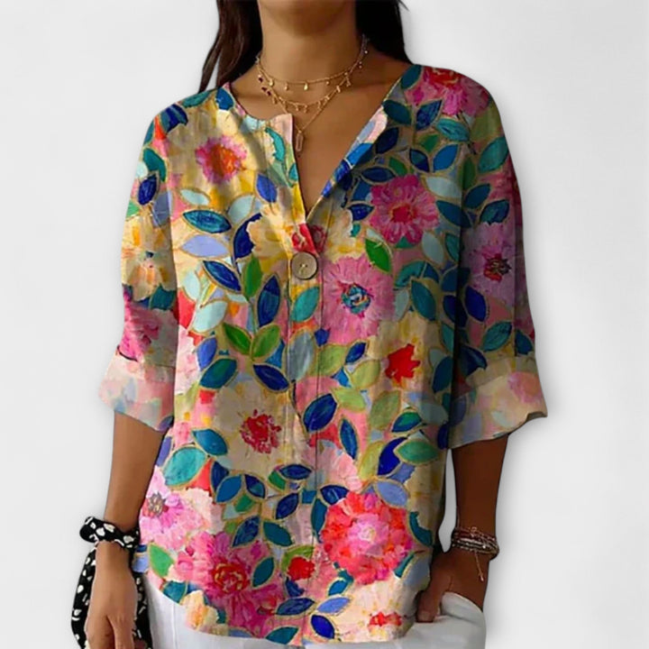 Arlene - Blouse in Floral Design