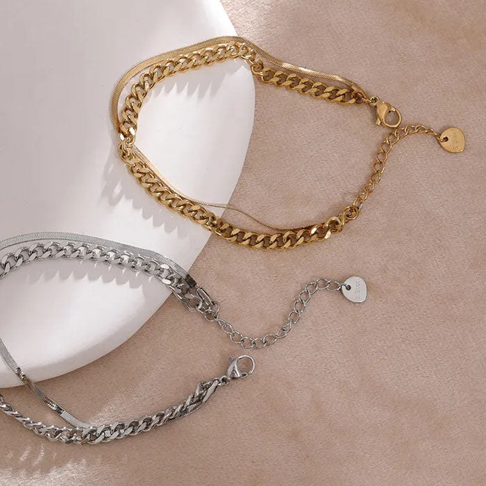 Cuban Armband | 18K Gold 6mm