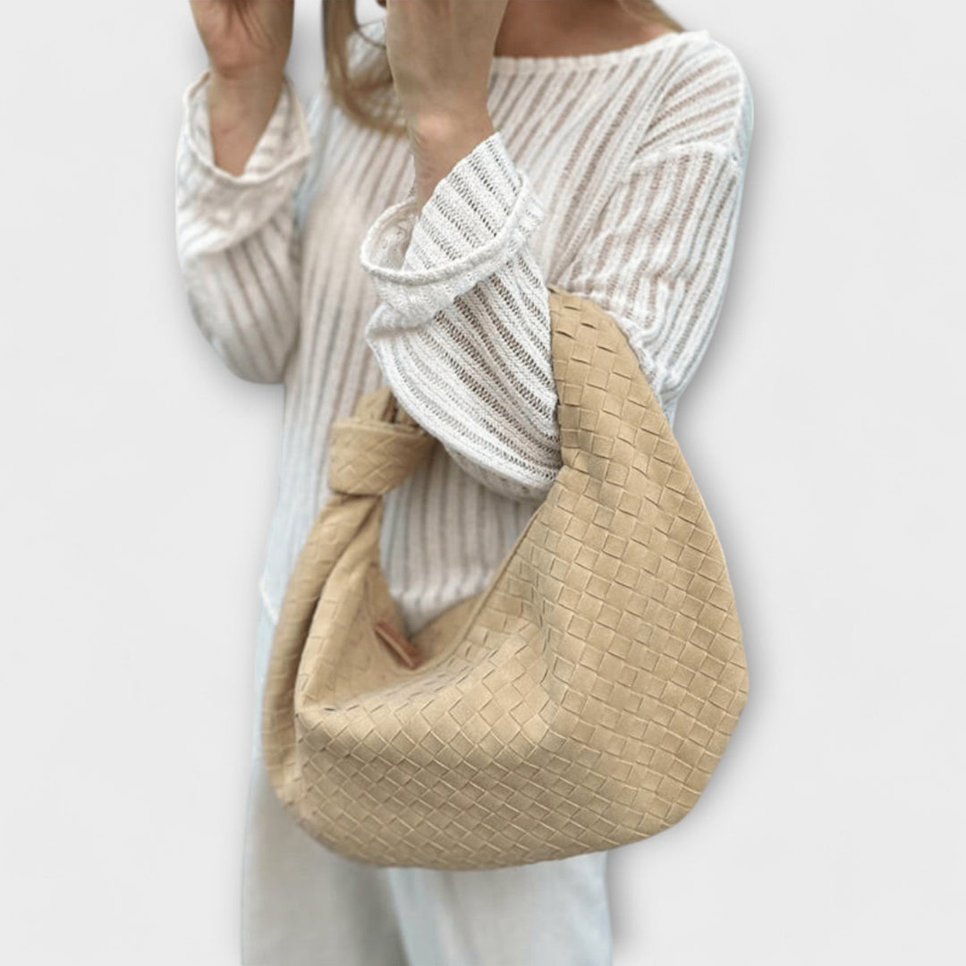 Léora. - Large Braided Women's Handbag
