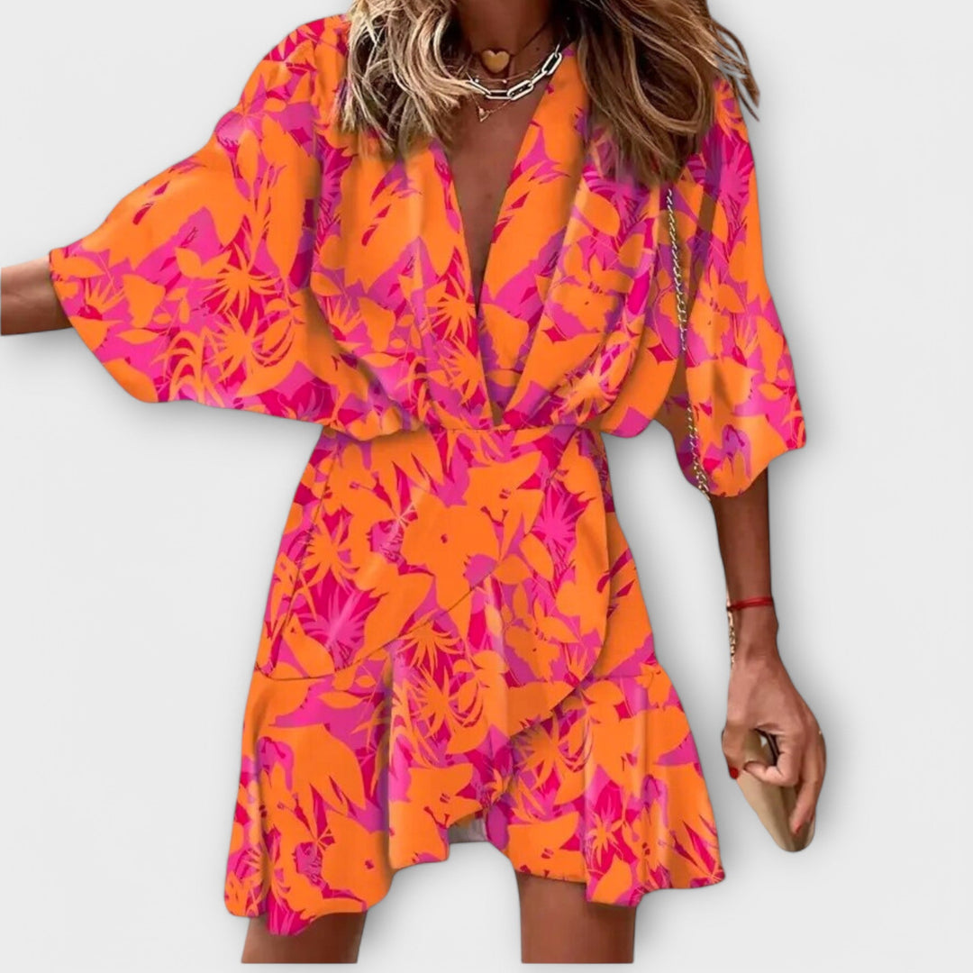 Georgie - Stylish Summer Dress with Batwing Sleeves