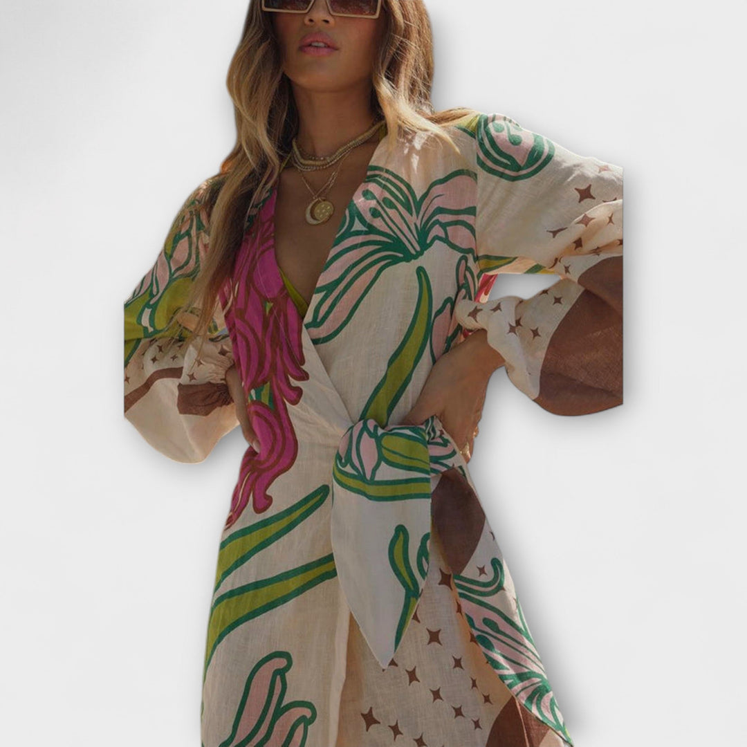 Tracey - Maxi Dress with Tie