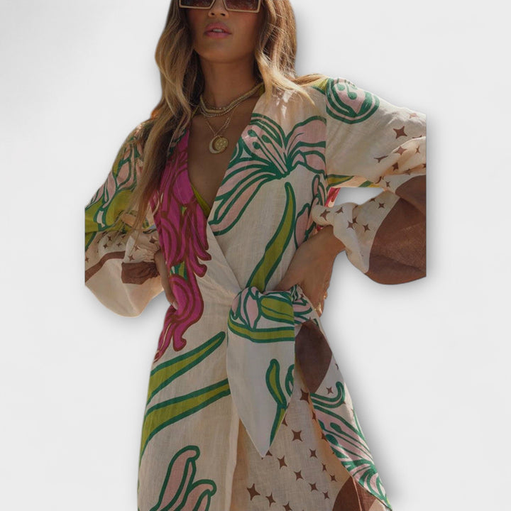 Tracey - Maxi Dress with Tie