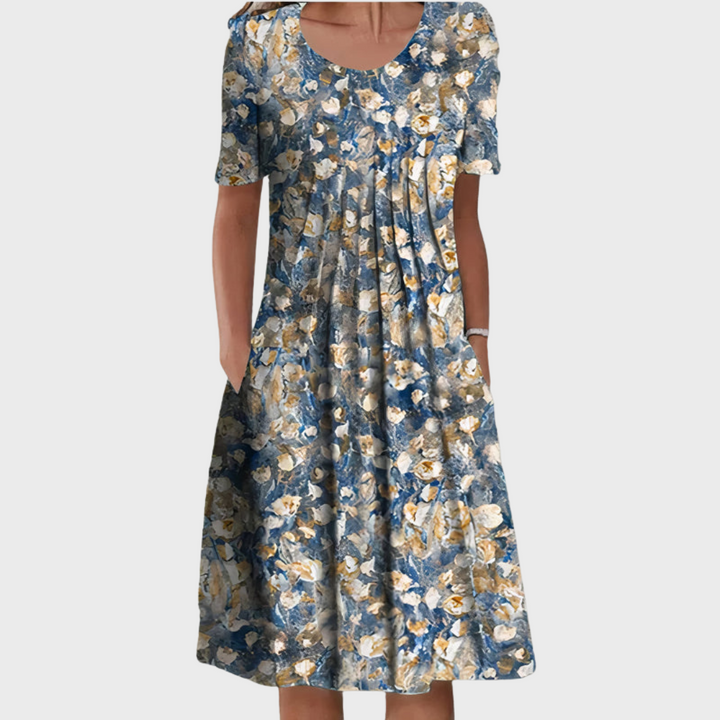 Nicolina – Summer Dress with Floral Print