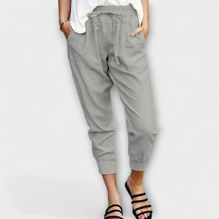 Blaire – Lightweight Linen Pants with Cotton Blend