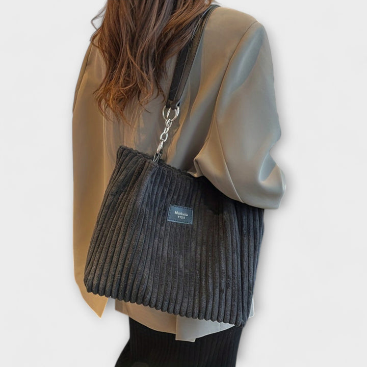 Léora. - Soft Cord Shoulder Bag