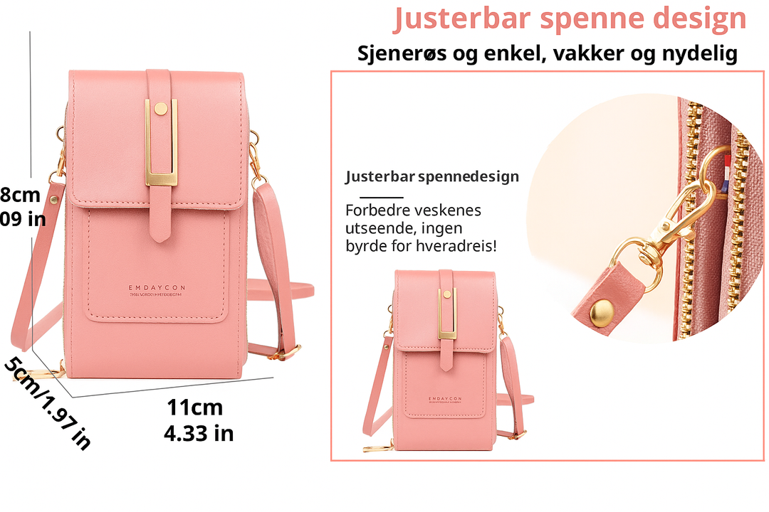 Alessia™ | Crossbody Bag with Mobile Phone Holder