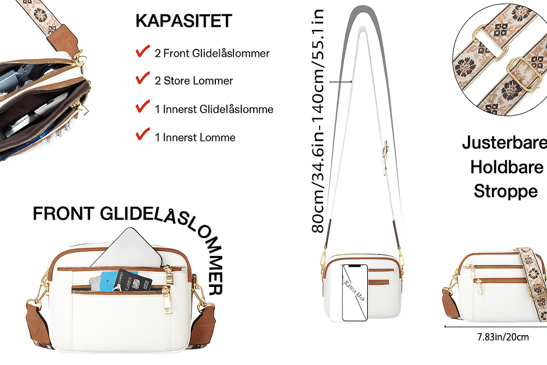 Arvida™ | Crossbody with Colorful Straps