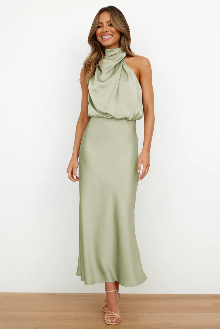 Benthe™ | Midi Dress with Off-Shoulder Design