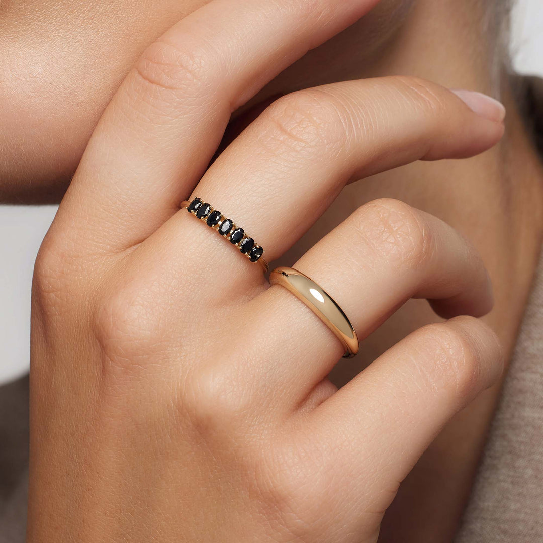 14k Gold Solid Ring
