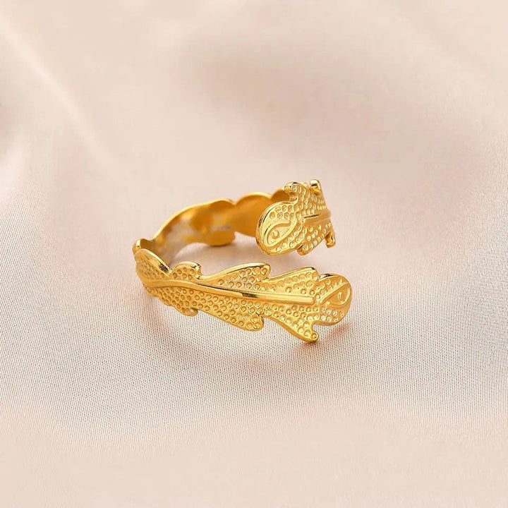 Coral Ring | 18K Gold