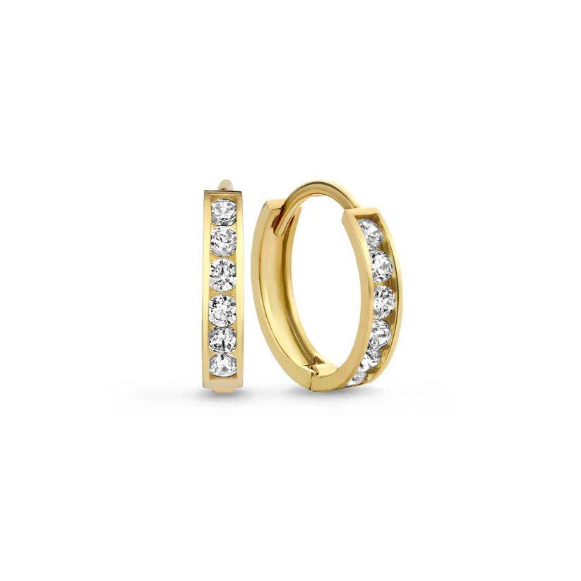 Dara Brillane Earrings Set | 14k Gold