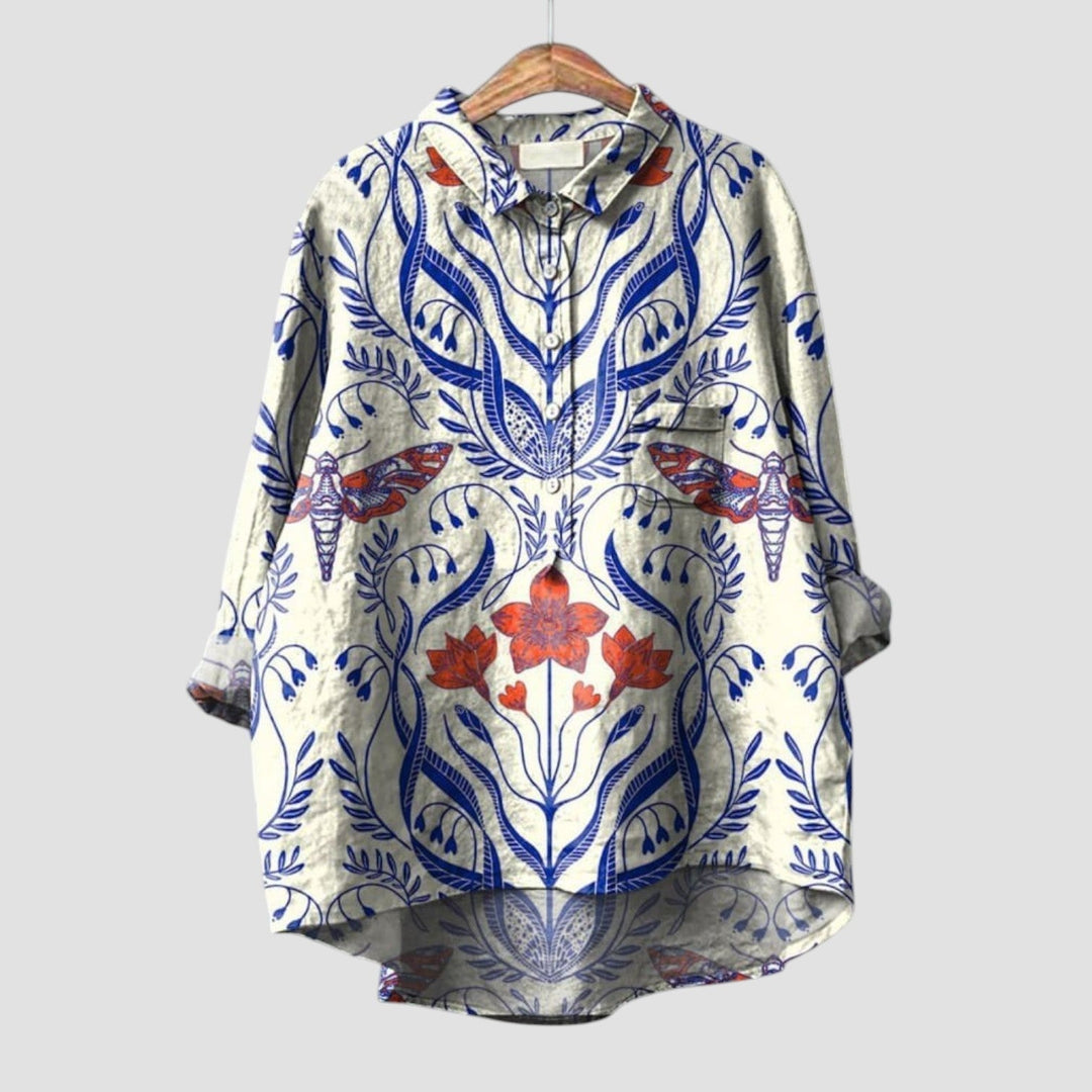 PALMIRA | Oversized Shirt with Dog Design and Everyday Comfort for a Carefree Look