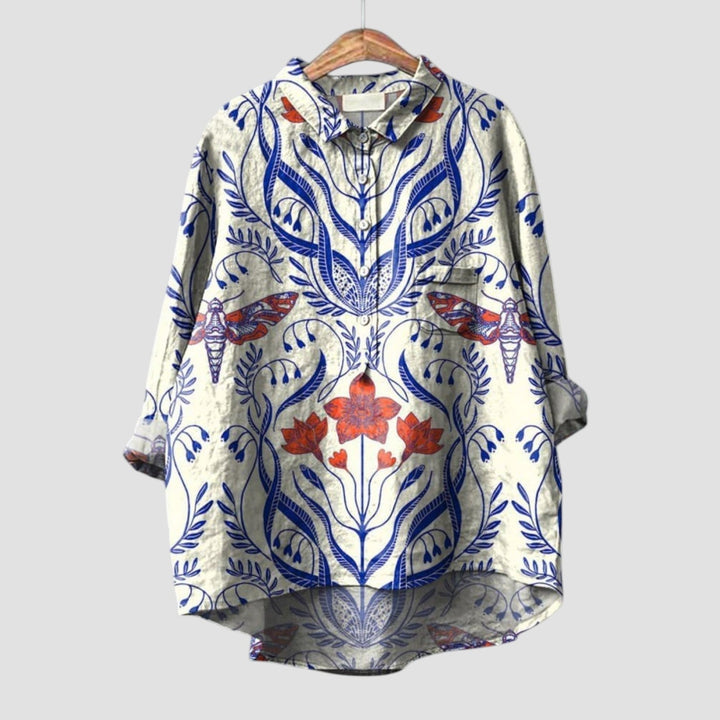 PALMIRA | Oversized Shirt with Dog Design and Everyday Comfort for a Carefree Look