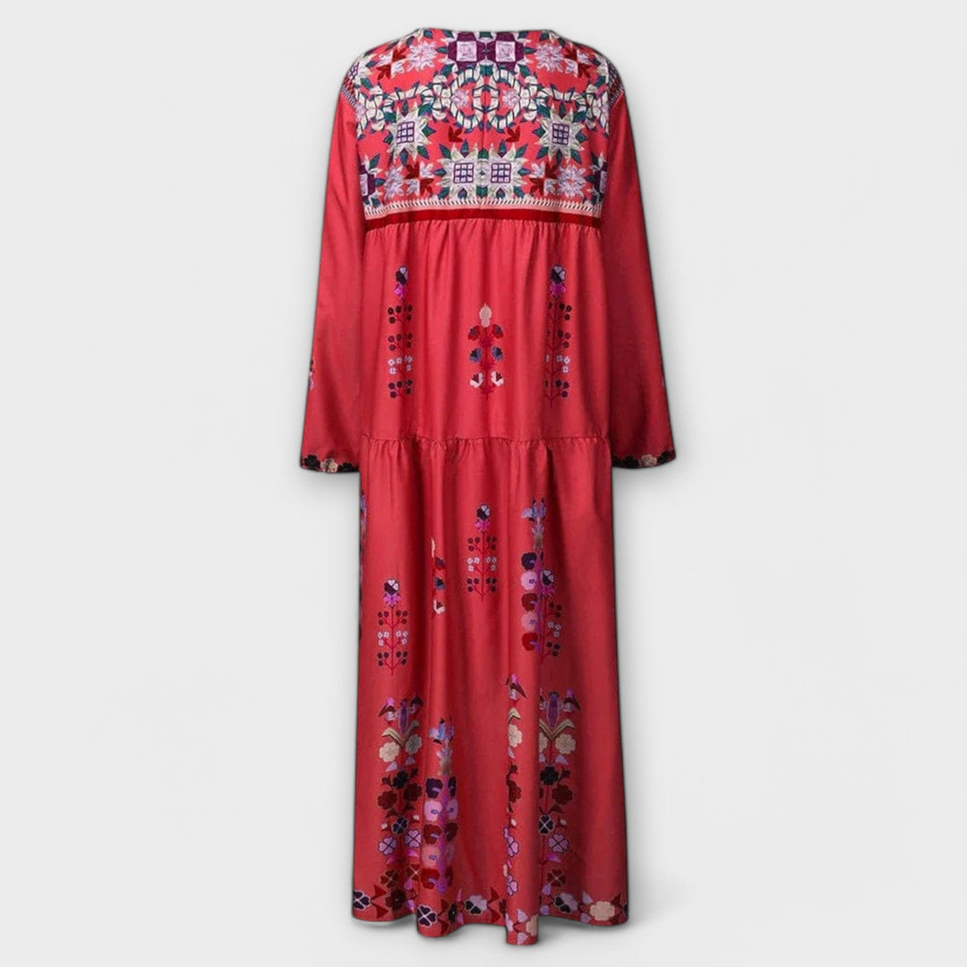 Vivi - Casual Boho Linen Maxi Dress