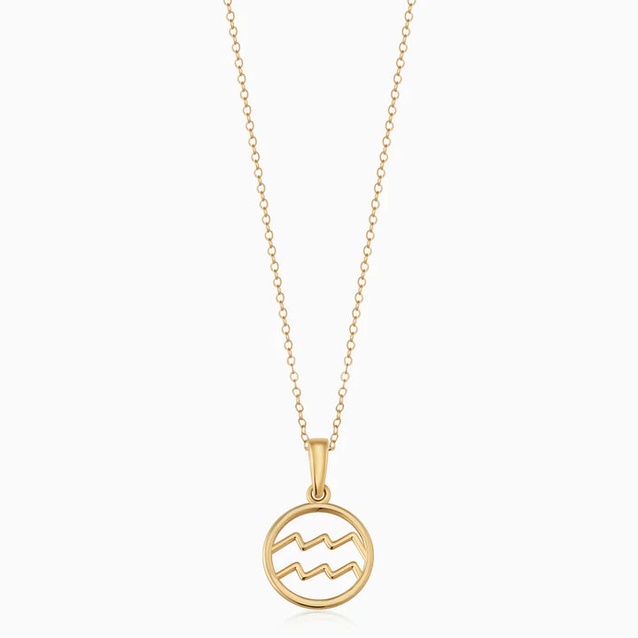 18K Gold Zodiac Necklace