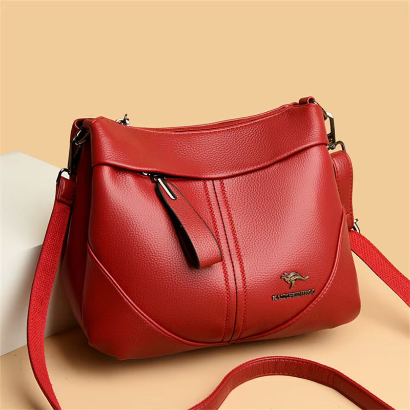 Audrey™ | Messenger in soft leather