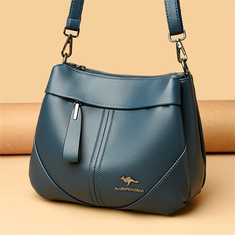 Audrey™ | Messenger in soft leather