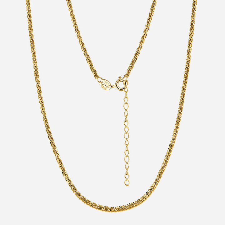 Beach necklace | 18K Gold 2mm