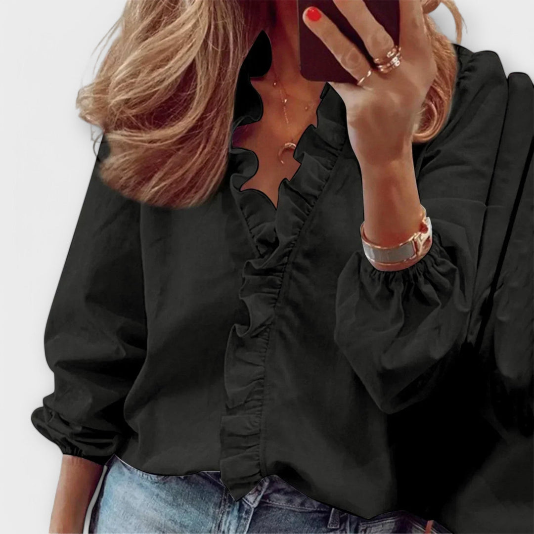 Amie - Elegant Ruffled Blouse