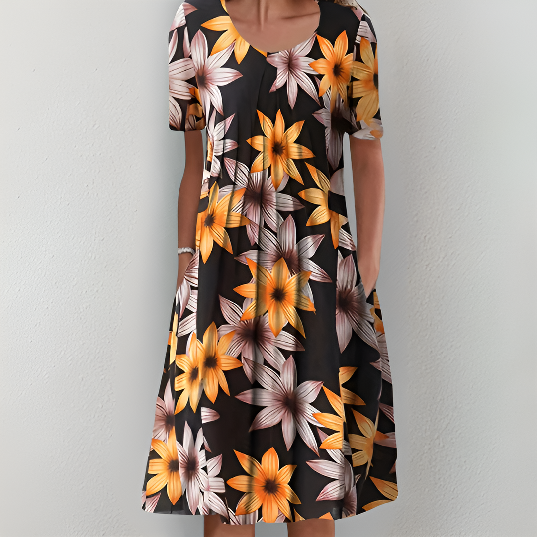 Sofia™ | Floral Midi Dress