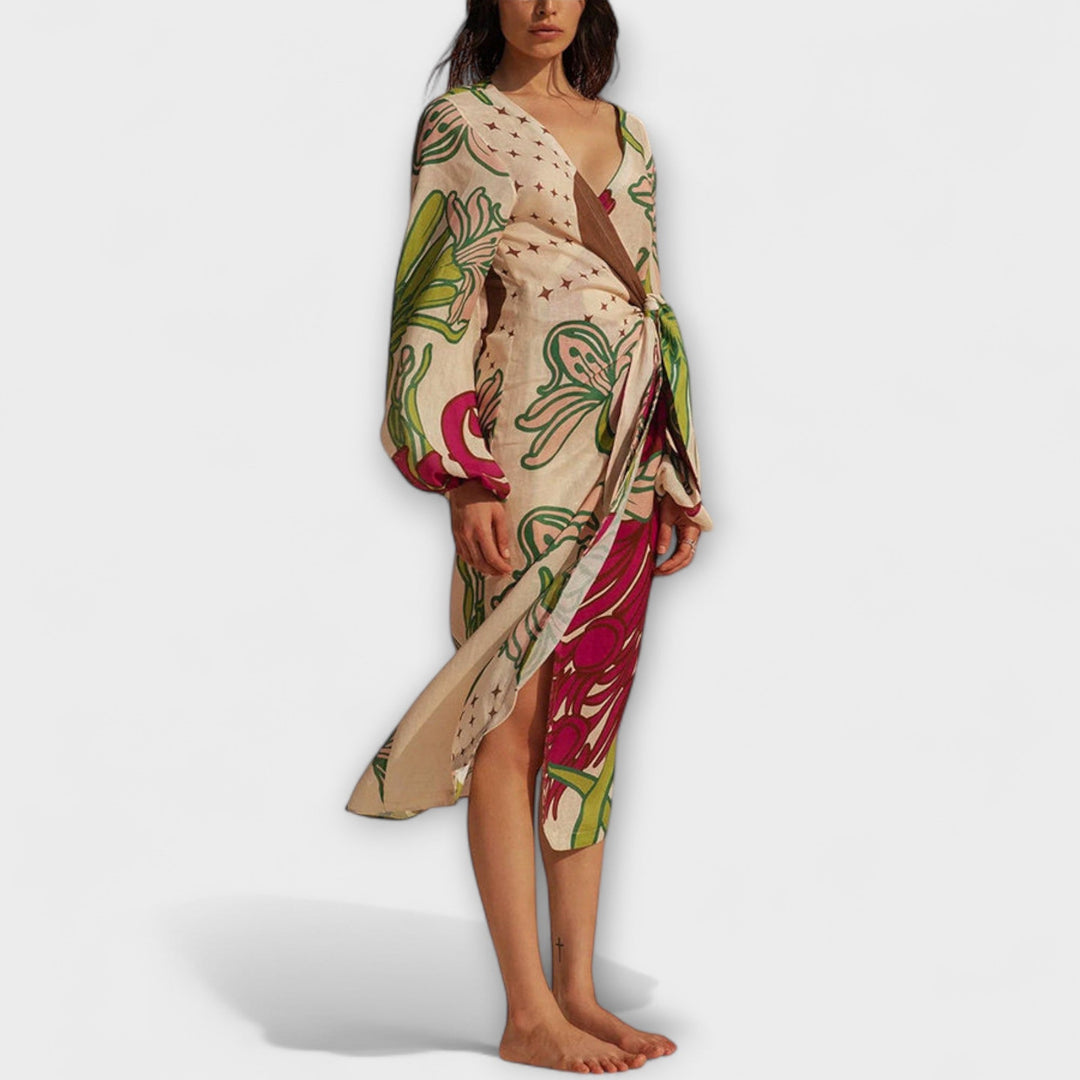 Tracey - Maxi Dress with Tie