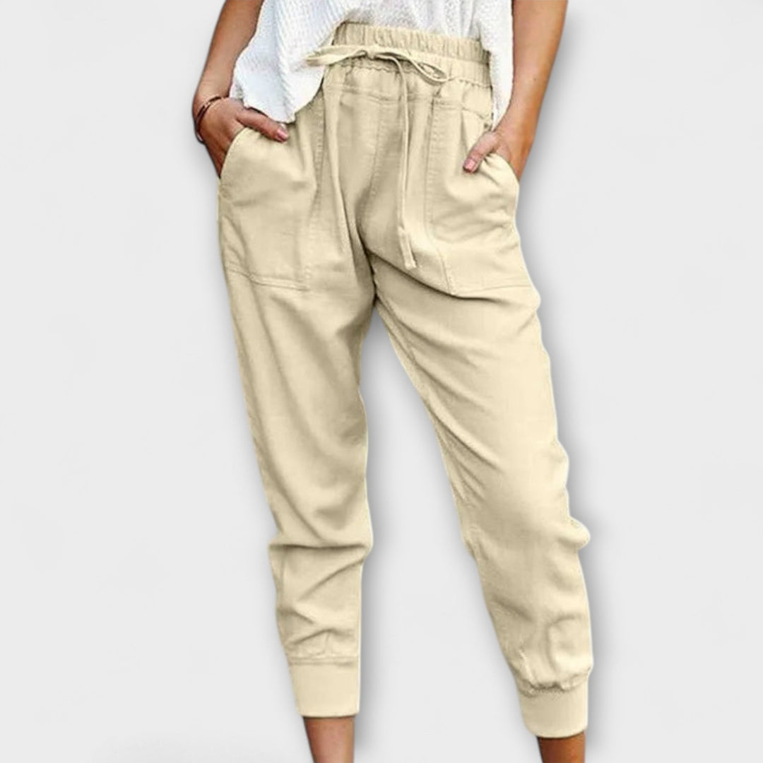 Blaire – Lightweight Linen Pants with Cotton Blend