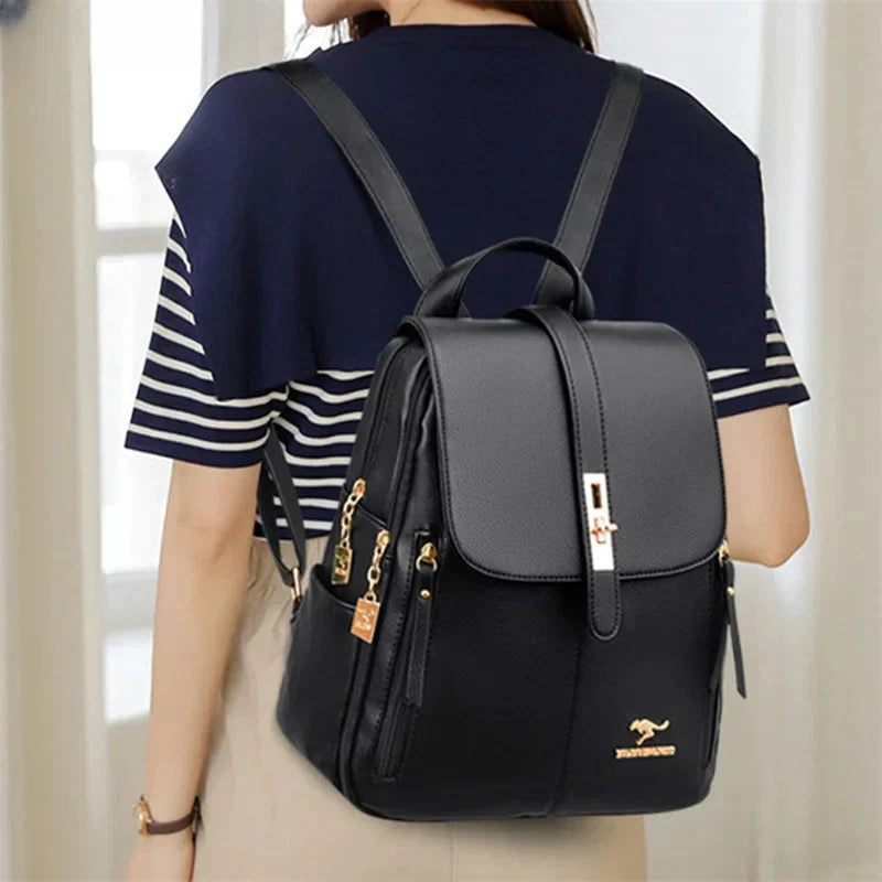 Amagda™ | Leather Backpack